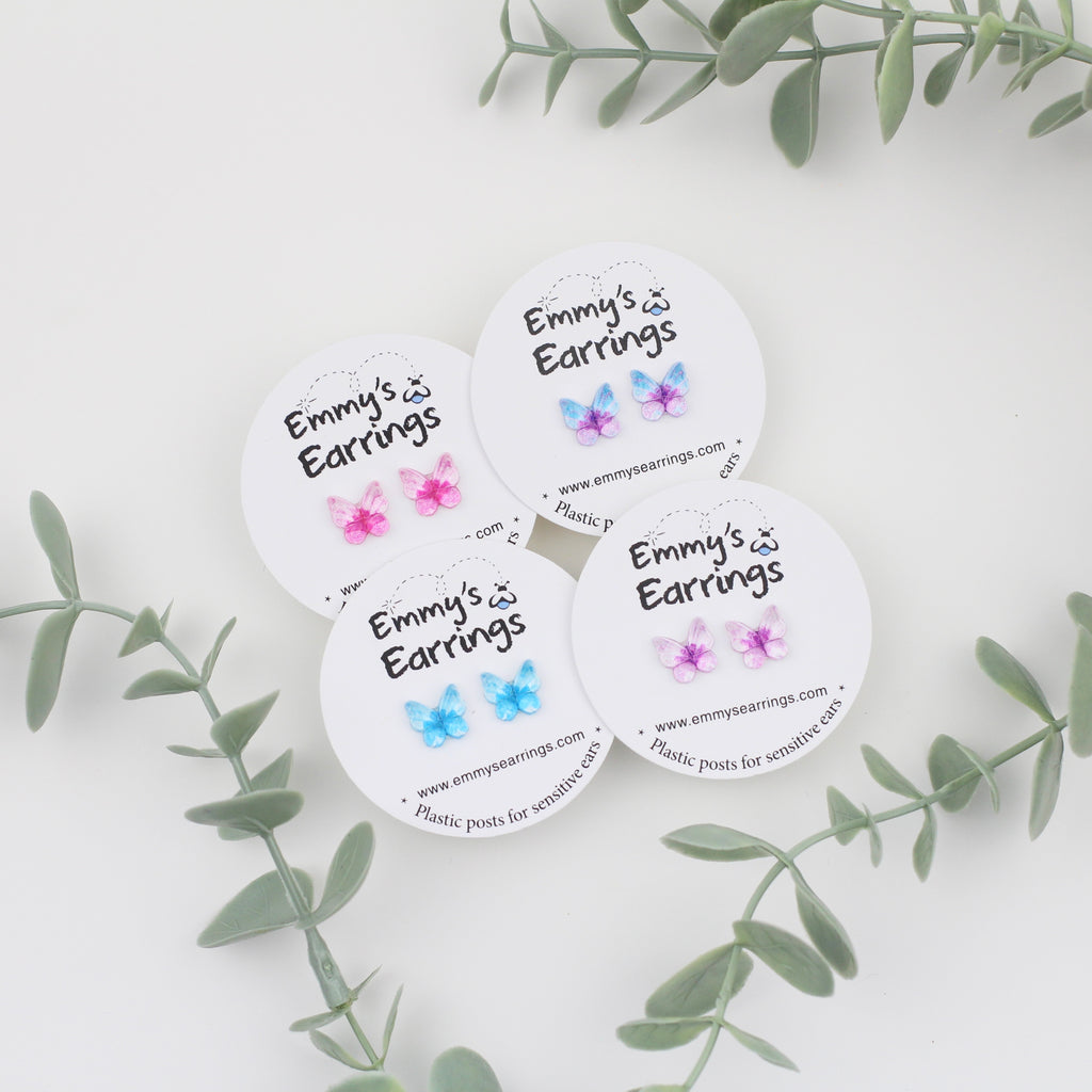 Hypoallergenic Kids Earrings  Metal-Free Plastic Earrings for Kids –  Emmy's Earrings